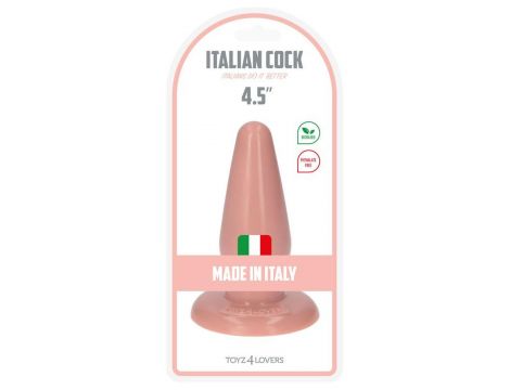 Korek analny PVC Toyz4lovers naturalny 12 cm - 4