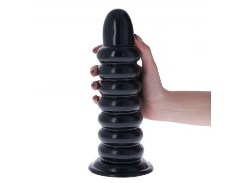 Korek analny Fitz Roy Toyz4lovers czarny PCV 26 cm - 2
