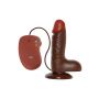 Wibrator realistyczny Real Rapture brązowy 17 cm - 2