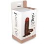 Wibrator realistyczny Real Rapture brązowy 17 cm - 3
