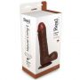 Wibrator-REALISTIC VIBRATOR REAL RAPTURE BROWN 9" - 2