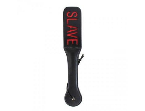 Packa Double Spank Paddle Slave Toyz4lovers skórzana czarna