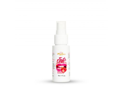Spray do seksu oralnego MyLove truskawkowy 50 ml - 2