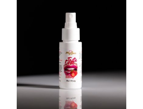 Spray do seksu oralnego MyLove truskawkowy 50 ml - 4