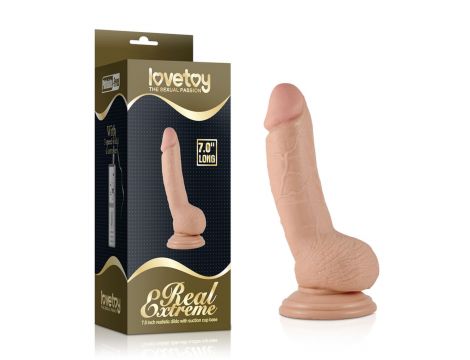 7"" Real Extreme Vibrating Dildo - 4