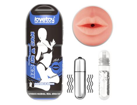 Sex In A Can Mouth Lotus Tunnel - Vibrating - 3