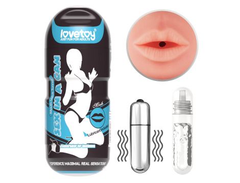 Sex In A Can Mouth Stamina Tunnel - Vibrating - 5