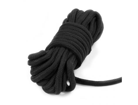 10 meters Fetish Bondage Rope Black - 6