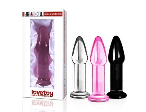 5" Glass Romance Pink - 3