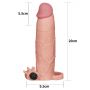 Add 3"" Pleasure X Tender Vibrating Penis Sleeve - 4