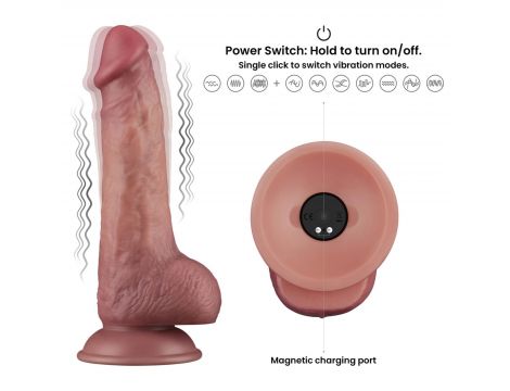 8.5'' Vibrating Dual Density Power Cock - 7