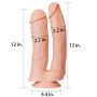 12'' Realistic Mega Double Dildo - 2