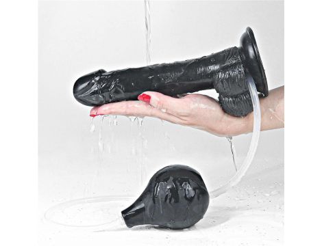 9'' Squirt Extreme Dildo - Black - 10