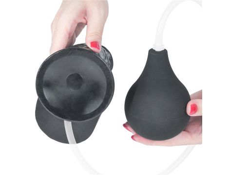 10'' Squirt Extreme Dildo - Black - 4