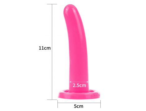 Silicone Holy Dong Small Pink - 3