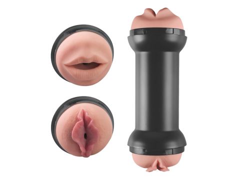 Training Master Double Side Stroker Mouth and Pussy - 4