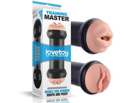 Training Master Double Side Stroker Mouth and Pussy - 7