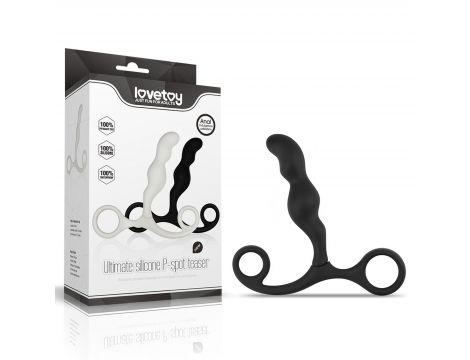 Masażer prostaty silikonowy Lovetoy czarny 8,9 cm