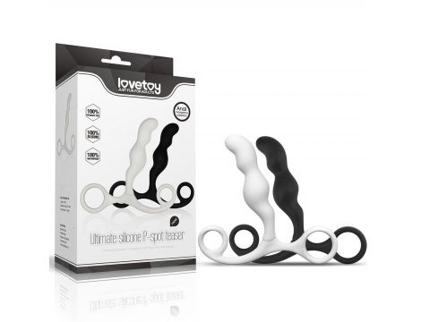 Masażer prostaty silikonowy Lovetoy czarny 8,9 cm - 3
