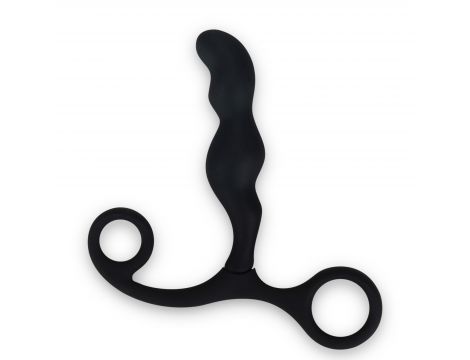 Masażer prostaty silikonowy Lovetoy czarny 8,9 cm - 5