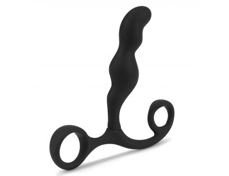 Masażer prostaty silikonowy Lovetoy czarny 8,9 cm - 8
