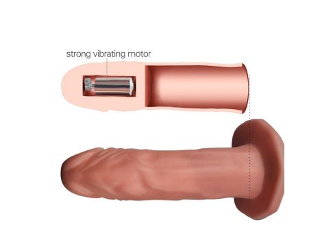 Vibrating Unisex Hollow Strap On - 8