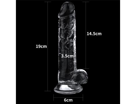 Flawless Clear Dildo 7.5'' - 6