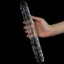 Flawless Clear Double dildo 12'' - 5