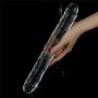 Flawless Clear Double dildo 12'' - 6