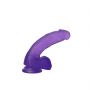 7"" Jelly Studs Crystal Dildo Medium Purple - 10