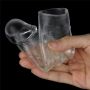 Flawless Clear Penis Sleeve Add 1'' - 4