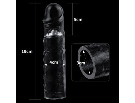 Flawless Clear Penis Sleeve Add 2'' - 8