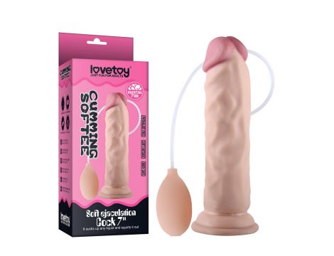 8.5"" Soft Ejaculation Cock - 4