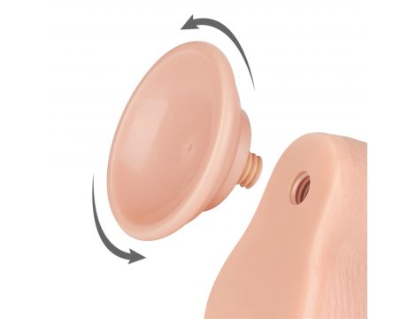 7.5'' Sliding Skin Dual Layer Dong Flesh - 6