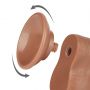 8'' Sliding Skin Dual Layer Dong Brown - 7