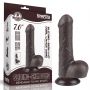 7'' Sliding Skin Dual Layer Dong Black - 7
