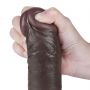 9.5'' Sliding Skin Dual Layer Dong Black - 11