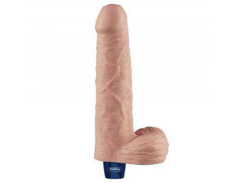 Realistyczne dildo wibrujące Lovetoy Real Softee 23 cm cieliste USB - 4