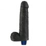 Realistyczne dildo wibrujące Lovetoy Real Softee czarne USB 23 cm - 5