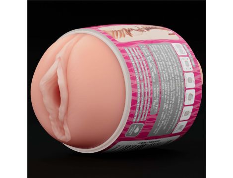 Masturbator dwustronny Lovetoy usta i pochwa z wibracjami - 5