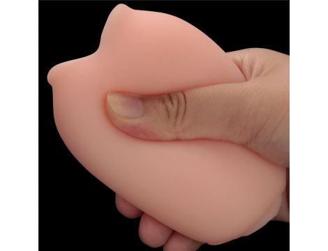 Masturbator dwustronny Lovetoy usta i pochwa z wibracjami - 12
