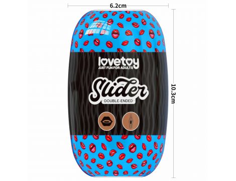 Slider Double-Ended Masturbator Mouth and Vagina - 3