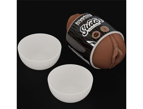 Slider Double-Ended Masturbator Mouth and Vagina - 7