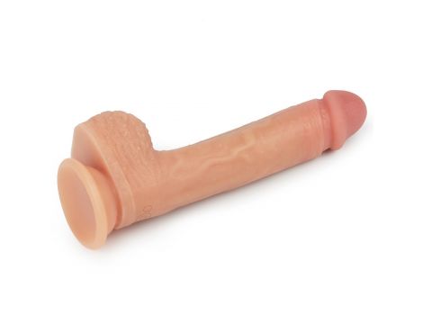 8.5"" Dual layered Silicone Rotating Nature Cock Liam