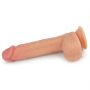8.5"" Dual layered Silicone Rotating Nature Cock Liam - 3
