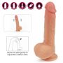 8.5"" Dual layered Silicone Rotating Nature Cock Liam - 7