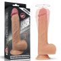 8.5"" Dual layered Silicone Rotating Nature Cock Liam - 9
