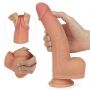 8.5"" Dual layered Silicone Rotating Nature Cock Anthony - 9