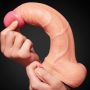10"" Dual Layer Platinum Silicone Cock - 7