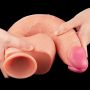 12"" Dual Layered Platinum Silicone Cock - 8